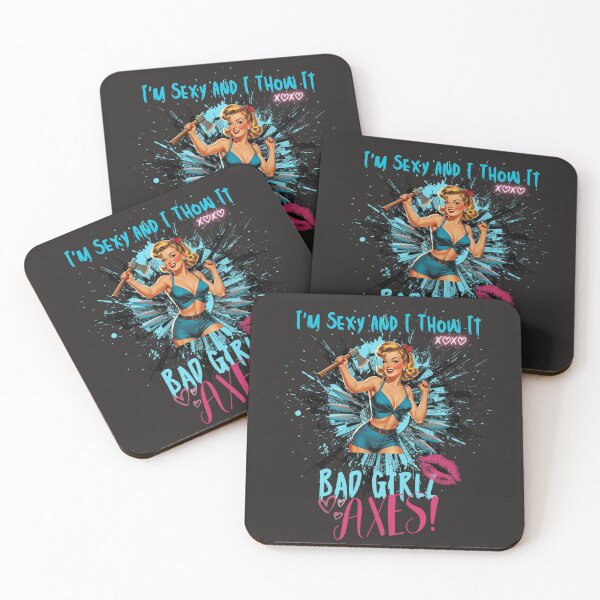 Item preview, I'm Sexy and I throw it  - Axe Knife Hatchet Throwing T-Shirt Gifts  designed and sold by Bad Girlz Axe.