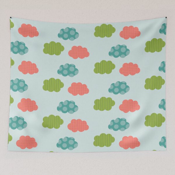Item preview, A Trio of Colorful Clouds designed and sold by Yulia Saraswati.