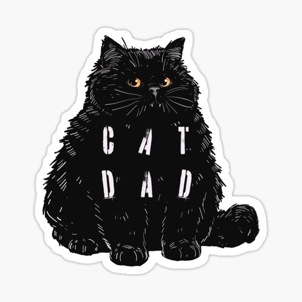 Aperçu de l'œuvre Papa chat créée et vendue par KilkennyCat Art.