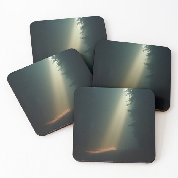Item preview, Ethereal Forest Light: Mystical Sunbeam Through Fog designed and sold by VA Design.