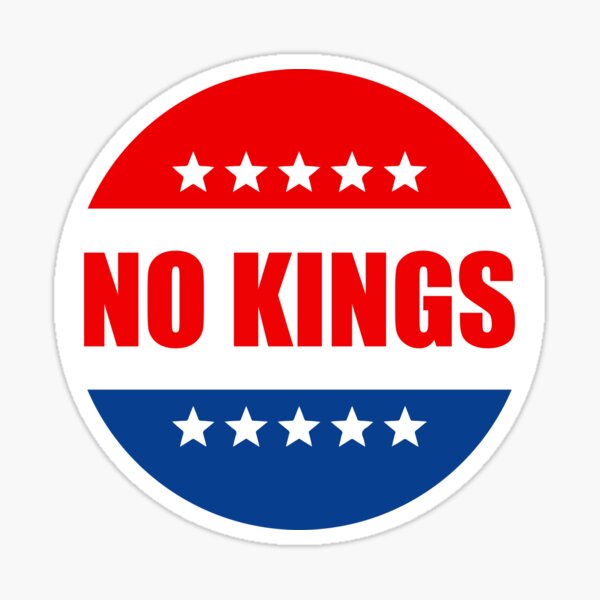 Artikel-Vorschau von No Kings Anti-Trump - Pro-Demokratie-Protest, designt und verkauft von PixVib.