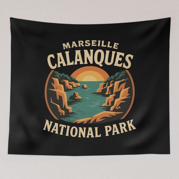 Item preview, Calanques National Park Sunset designed and sold by Guess4best.