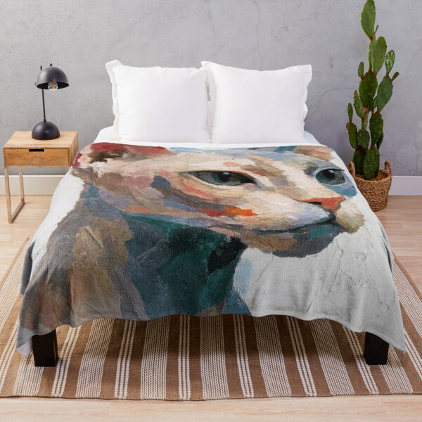 Item preview, Bold Abstract Sphynx Cat designed and sold by caracatita75.