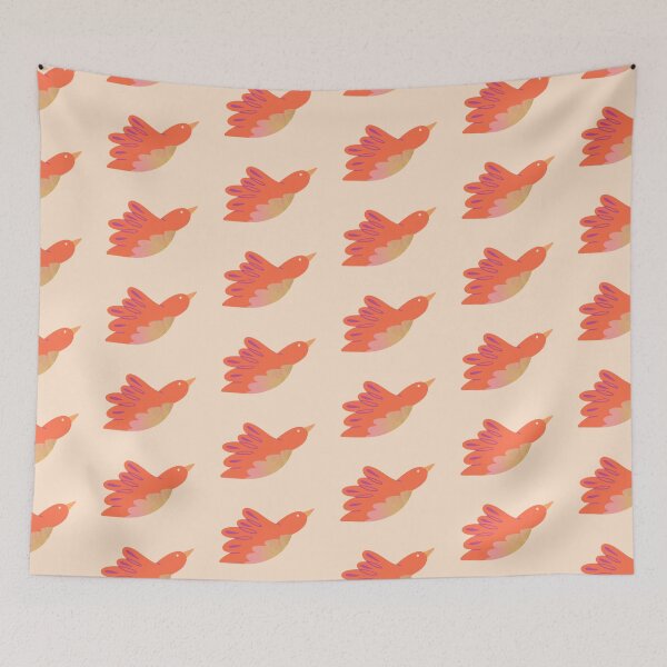 Item preview, A Beautiful Orange Bird designed and sold by Yulia Saraswati.
