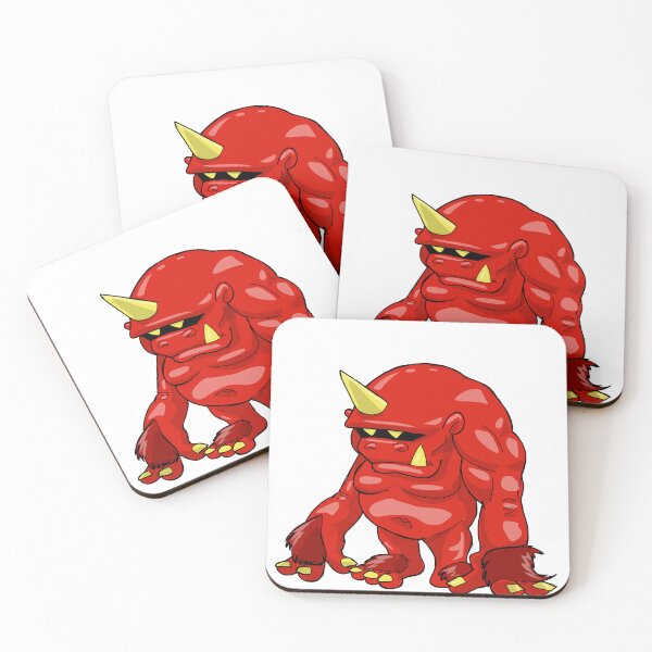 Item preview, Horned beast red designed and sold by Pittstop.