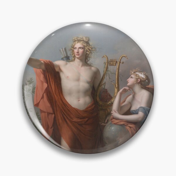 Item preview, Apollo, God of Light, Eloquence, Poetry and the Fine Arts with Urania, Muse of Astronomy, 1798. Charles Meynier (French, 1768–1832) designed and sold by Vintage Designs +.