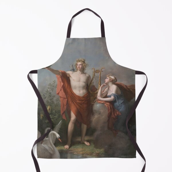 Item preview, Apollo, God of Light, Eloquence, Poetry and the Fine Arts with Urania, Muse of Astronomy, 1798. Charles Meynier (French, 1768–1832) designed and sold by Vintage Designs +.