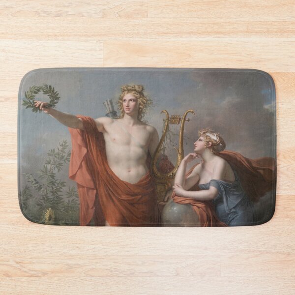Item preview, Apollo, God of Light, Eloquence, Poetry and the Fine Arts with Urania, Muse of Astronomy, 1798. Charles Meynier (French, 1768–1832) designed and sold by Vintage Designs +.