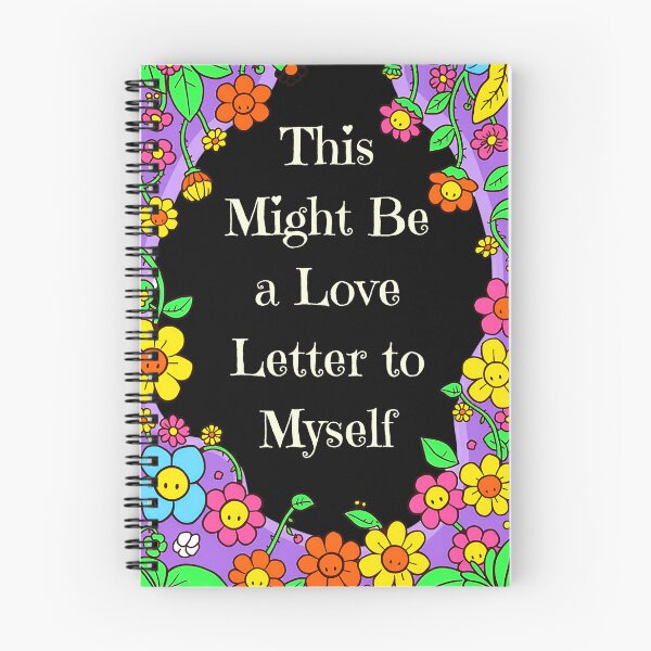 Item preview, This Might Be a Love Letter to Myself – Floral Notebook for Self-Love, Healing, and Reflection designed and sold by Pandi-makes.
