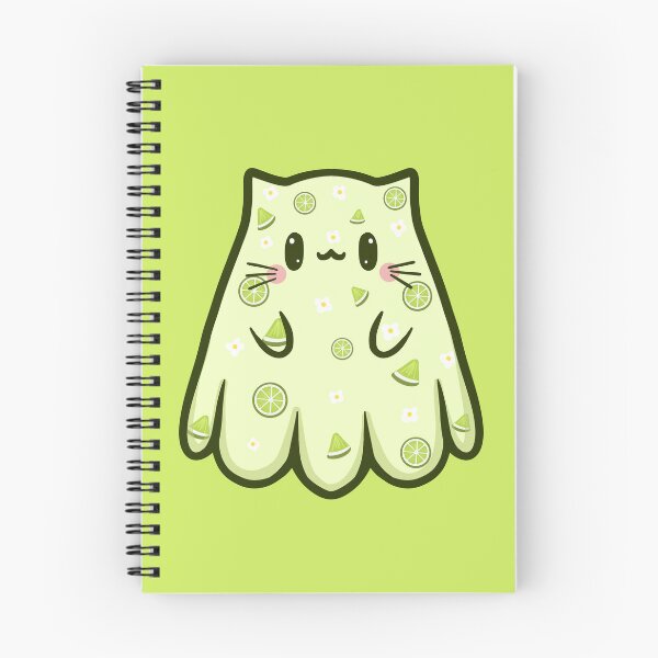Item preview, Lime Sheet Ghost Cat designed and sold by KilkennyCat Art.