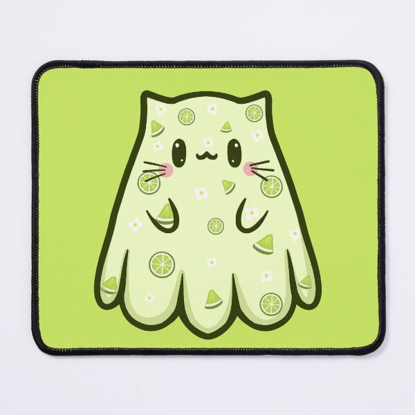 Item preview, Lime Sheet Ghost Cat designed and sold by KilkennyCat Art.
