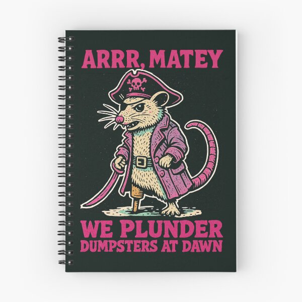Item preview, Pirate Opossum – Dumpster Plundering Crew Funny Retro Design	 designed and sold by Victor Shadehorn.