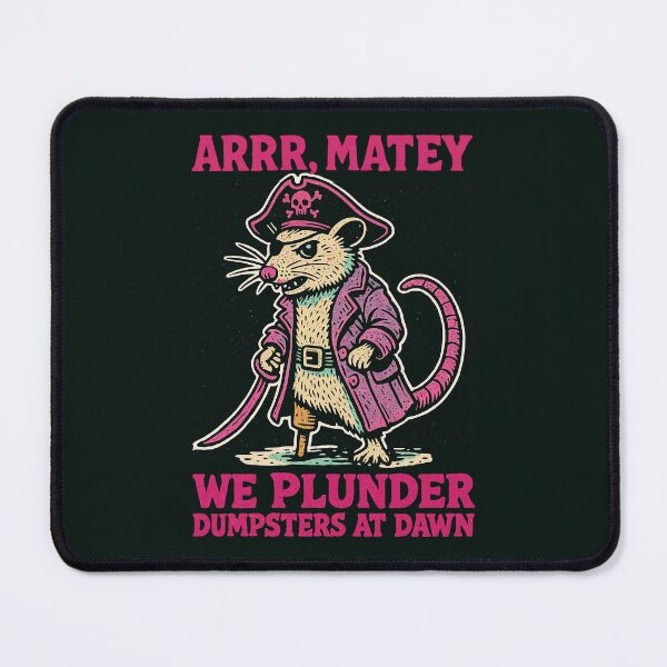 Item preview, Pirate Opossum – Dumpster Plundering Crew Funny Retro Design	 designed and sold by Victor Shadehorn.