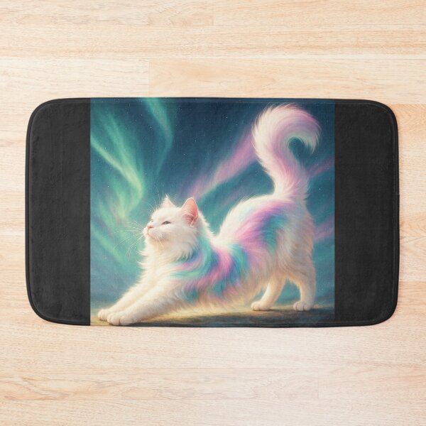 Item preview, Aurora Stretching Cat - Aurora Cat Series (2/7) designed and sold by RinWinArts.