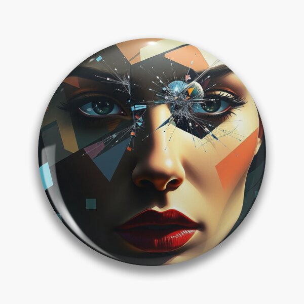 Artikelvorschau, Epische Imperfektion – Flawed beauty in abstract faces, where distortion becomes artistic expression entworfen und verkauft von FotoworldEdel.