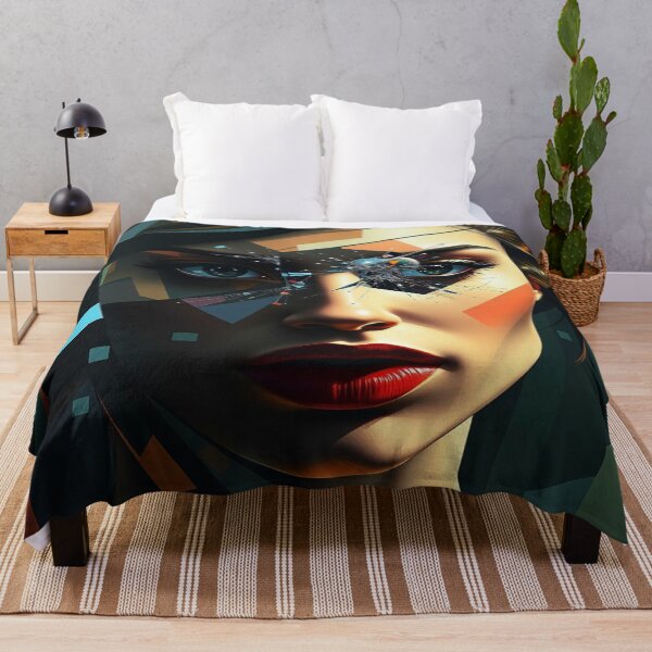 Item preview, Epic imperfection – Flawed beauty in abstract faces, where distortion becomes artistic expression designed and sold by FotoworldEdel.