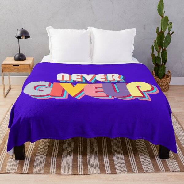 Item preview, Never Give up designed and sold by ArtsyExplorer.