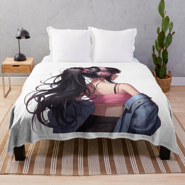 Item preview, A Girl in casuals, wearing headphones and turning to the side designed and sold by sks-ai-artist.