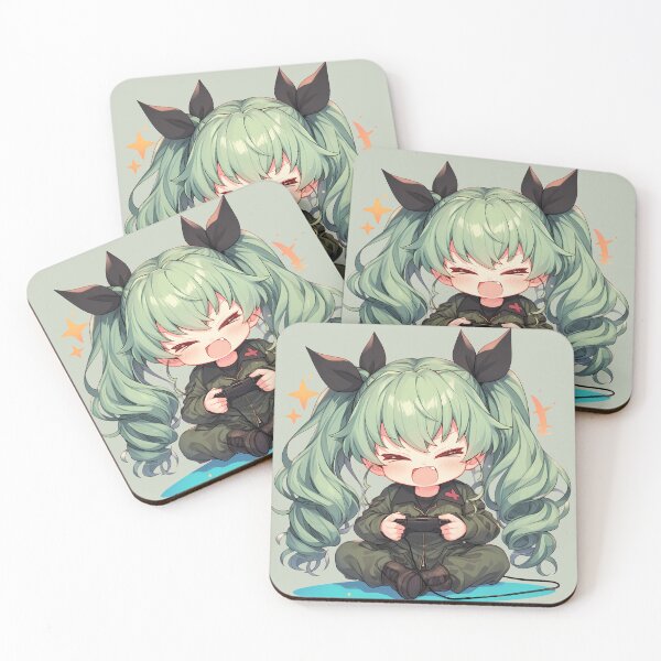 Artikelvorschau, Anchovy Girls und Panzer Kawaii Spielen Videospiel Chibi Girl entworfen und verkauft von mildaclairmo.