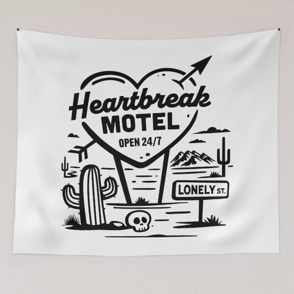 Item preview, Heartbreak Motel designed and sold by PaulSDesign.