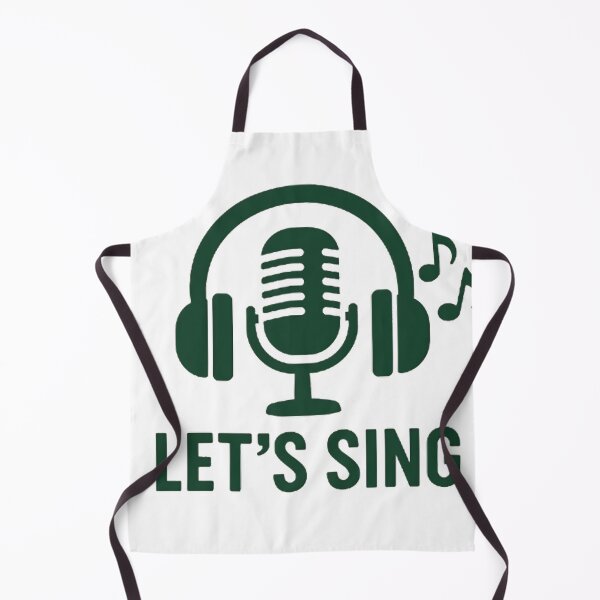 Item preview, Let’s Sing – Mic & Headphones Music Logo Design designed and sold by The-Daily-Drape.
