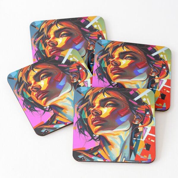 Item preview, Epic imperfection – Flawed beauty in abstract faces, where distortion becomes artistic expression designed and sold by FotoworldEdel.