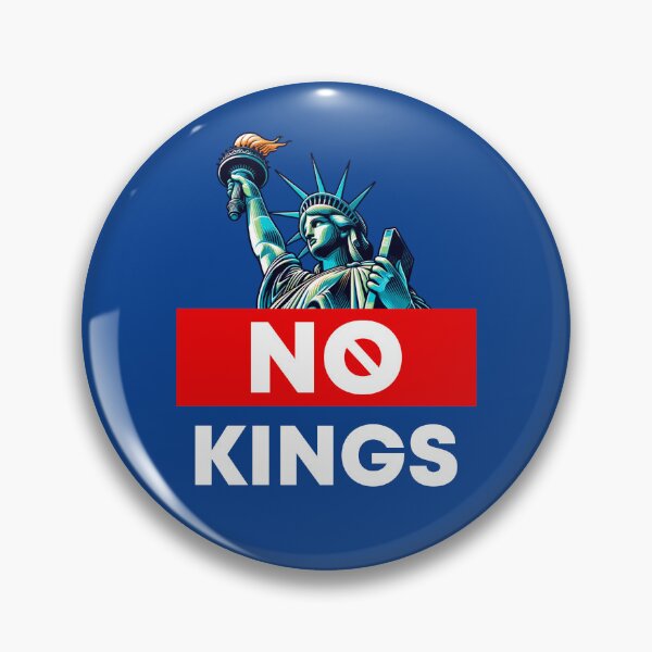 Item preview, No Kings In America - Pro Democracy Protest designed and sold by PixVib.