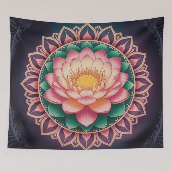 Item preview, mandala with a lotus flower. designed and sold by Lilashakti ⭐️ ⭐️ ⭐️ ⭐️ ⭐️.