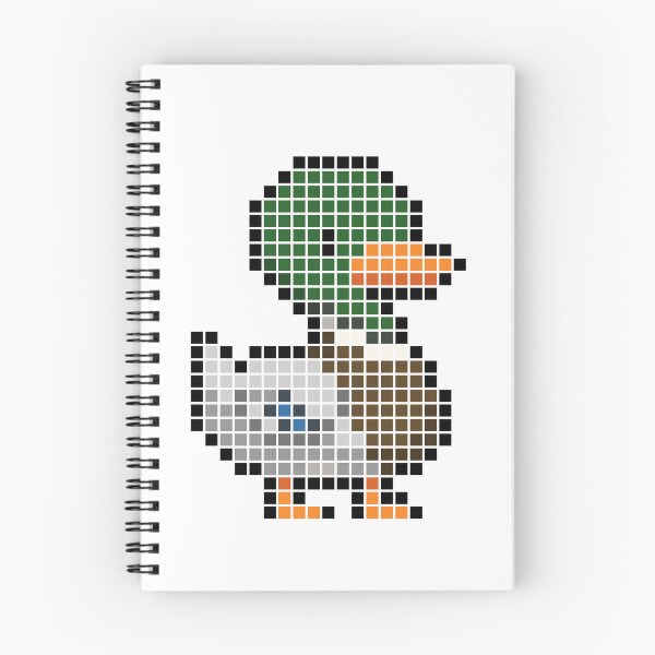 Item preview, Pixeled duck (male) designed and sold by Brain Fart Buffet.