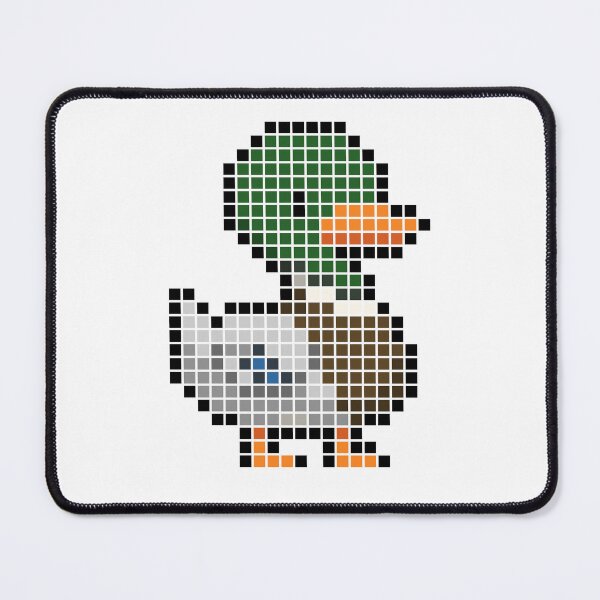Item preview, Pixeled duck (male) designed and sold by Brain Fart Buffet.