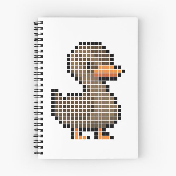 Item preview, Pixeled duck (female) designed and sold by Brain Fart Buffet.