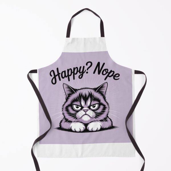 Item preview, Happy? Nope Meme designed and sold by ThreadCultureAU.