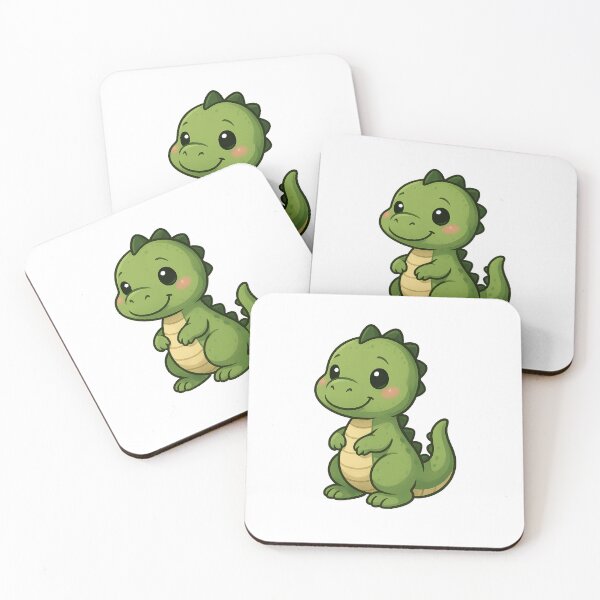 Item preview, 1. "Cute Baby Dino – Smiling Green T-Rex" designed and sold by CrisC00l.