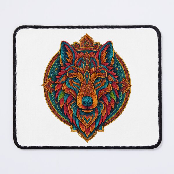 Item preview, The Mandala Effect - Mandala Wolf Head designed and sold by CalG Art & Design.