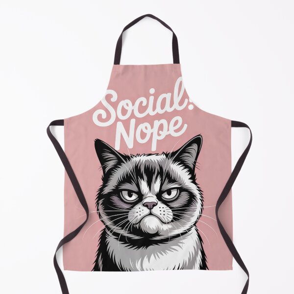Item preview, Social Nope Meme designed and sold by ThreadCultureAU.