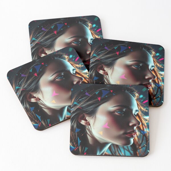 Item preview, Epic imperfection – Flawed beauty in abstract faces, where distortion becomes artistic expression designed and sold by FotoworldEdel.