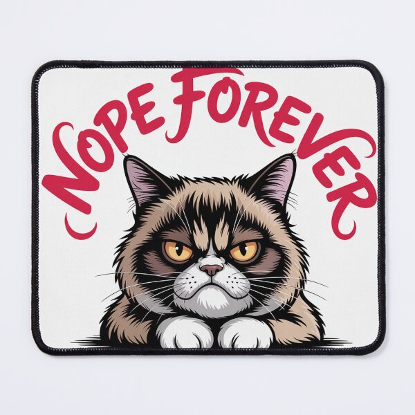 Item preview, Nope Forever Meme designed and sold by ThreadCultureAU.