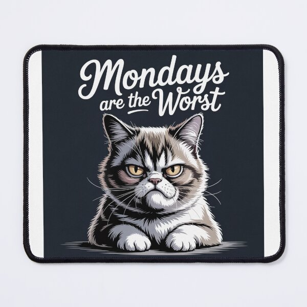 Item preview, Monday Hater Meme designed and sold by ThreadCultureAU.