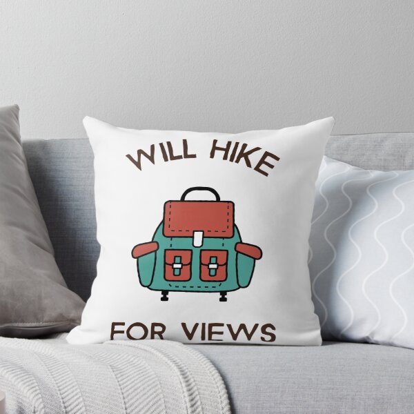 Item preview, Will Hike For Views designed and sold by Lizzie's Corner.