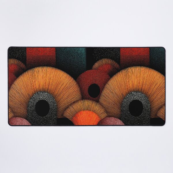 Item preview, Abstract Textural Arches & Fans – Vibrant Modern Digital ArtAbstract Textural Arches & Fans – Vibrant Modern Digital Ar designed and sold by The Art Morpher.