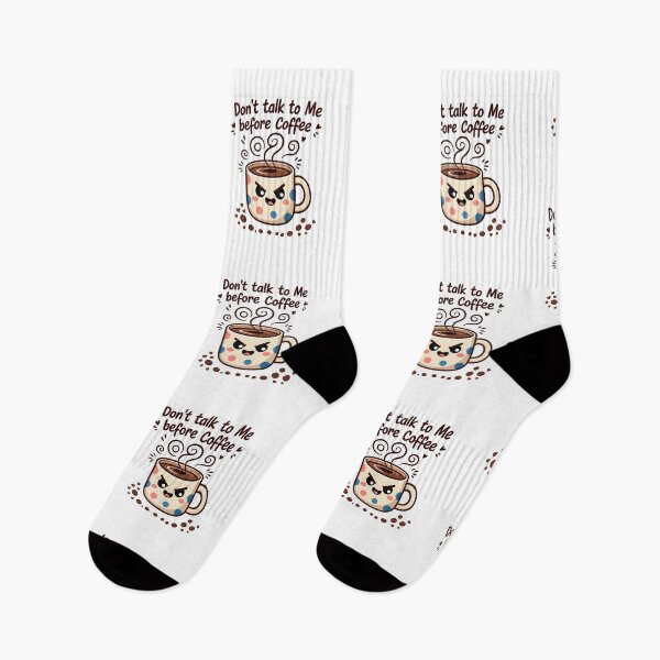 Item preview, Funny Coffee Mug Design Don’t Talk to Me Before Coffee Kawaii Angry Cup designed and sold by ViktoonShirts.