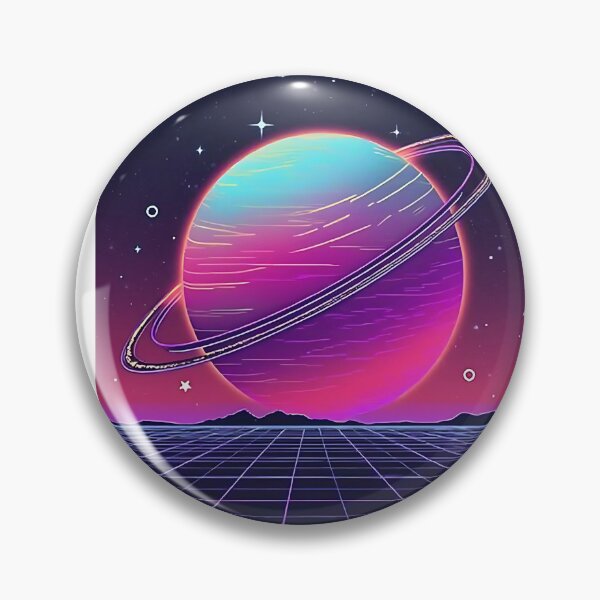 Item preview, Vaporwave Aesthetic Retro Planet  designed and sold by VibeTCreations.