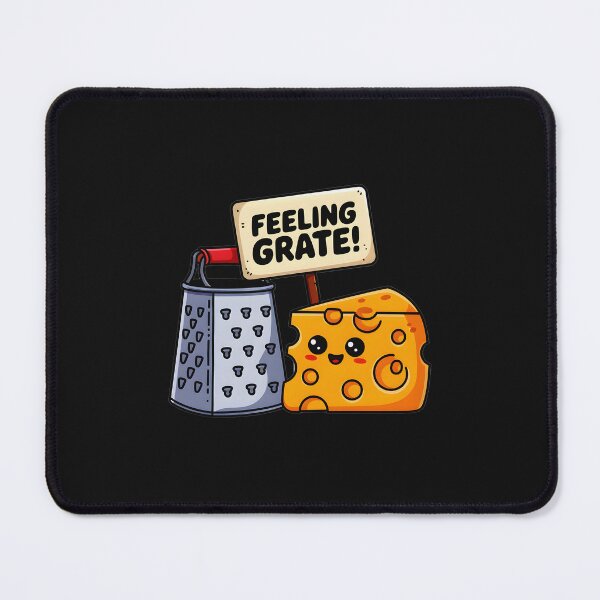 Item preview, Feeling Grate | Cute Cheese and Grater Pun For Food Lovers designed and sold by ViktoonShirts.