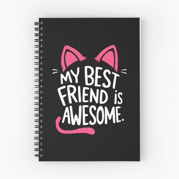 Item preview, My Best Friend Is Awesome – Cute Cat Ears For Cat Lovers and Besties designed and sold by ViktoonShirts.