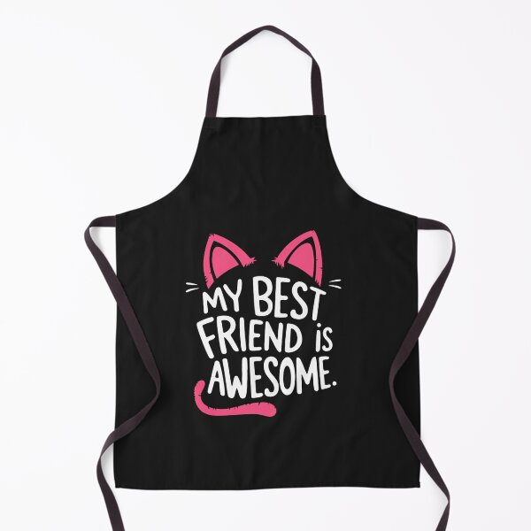 Item preview, My Best Friend Is Awesome – Cute Cat Ears For Cat Lovers and Besties designed and sold by ViktoonShirts.