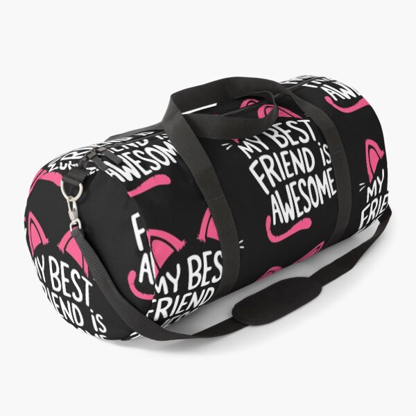 Item preview, My Best Friend Is Awesome – Cute Cat Ears For Cat Lovers and Besties designed and sold by ViktoonShirts.