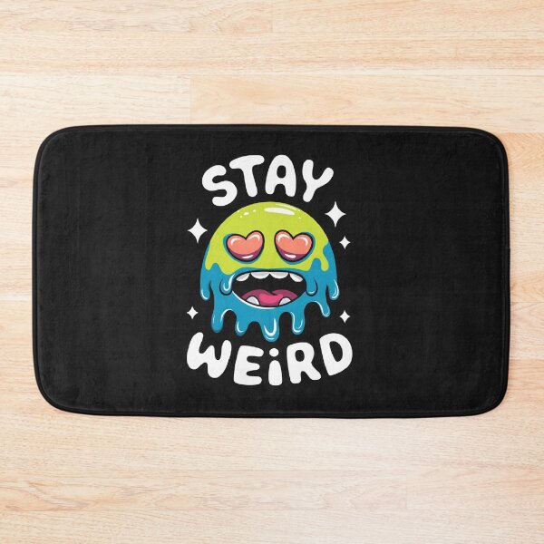 Item preview, Stay Weird Funny Positive Quote Monster Art For Unique Vibes designed and sold by ViktoonShirts.