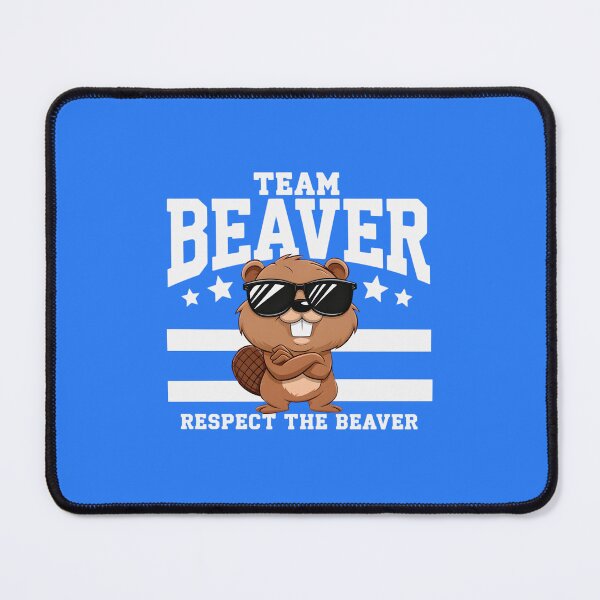 Item preview, Team Beaver Funny Cool Mascot Respect the Beaver For Animal Fans designed and sold by ViktoonShirts.