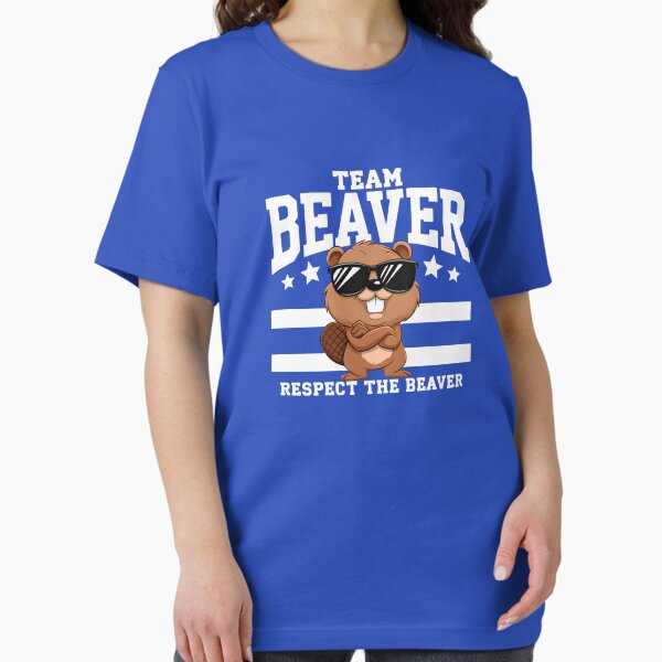 Vista previa del artículo con la obra «Mascota divertida y genial del equipo Castor Respeta al castor Para los fanáticos de los animales», diseñado y vendido por ViktoonShirts.
