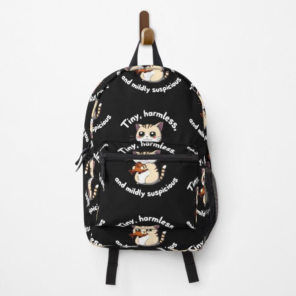 Aperçu de l'œuvre Petit chat inoffensif et suspect, drôle de chat kawaii pour les amoureux des chats créée et vendue par ViktoonShirts.
